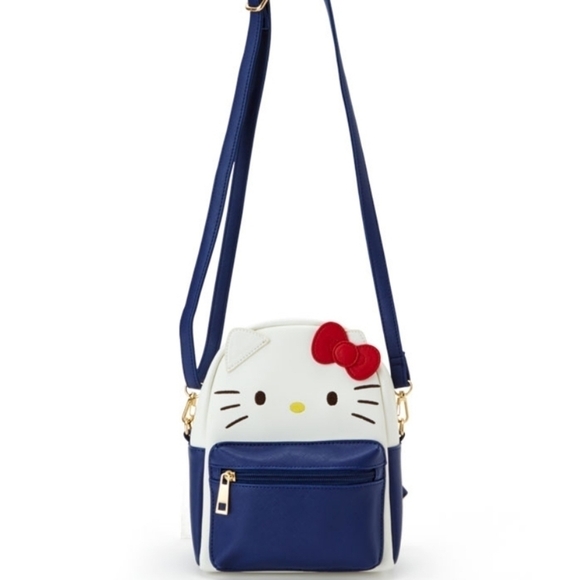 Sanrio Hello Kitty 2 Way Backpack Crossbody bag purse - Picture 2 of 10